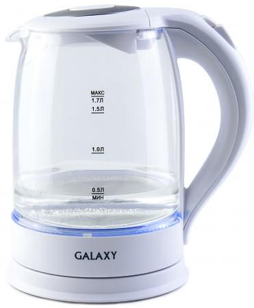 Чайник GALAXY GL0553 2200 Вт белый 1.7 л пластик/стекло