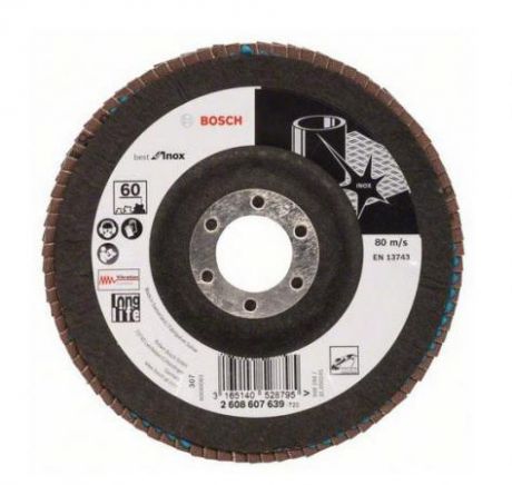 Лепестковый диск Bosch 125мм 2608607639