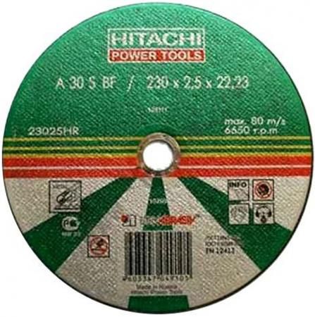 Круг отрезной Hitachi 23025HR A24 (14A) 230x2.5x22