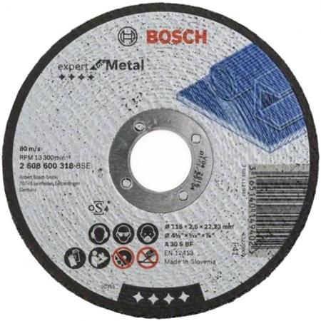Отрезной круг Bosch 115х2.5мм 2608600318
