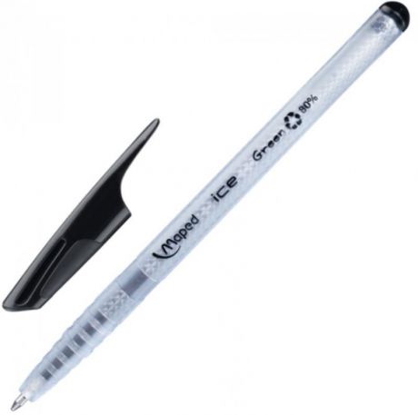 Шариковая ручка Maped Green Ice черный 0.6 мм 224431 224431
