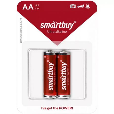 Батарейки Smartbuy SBBA-2A02B AA 2 шт