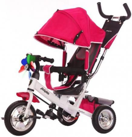 Велосипед трехколёсный Moby Kids Comfort EVA 250/200 мм красный 641049