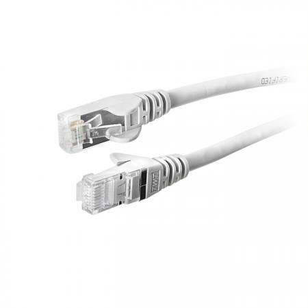 Патч-корд RJ45 - RJ45, 4 пары, FTP, категория 6, 1.5 м, серый, TWT