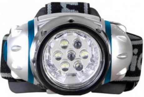 Фонарь CAMELION LED5310-7F3 налобн металлик 7led 3 реж 3xr03 в компл пласт блист