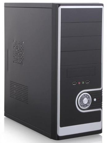 Корпус ATX Super Power 3029 C 450 Вт серебристый чёрный