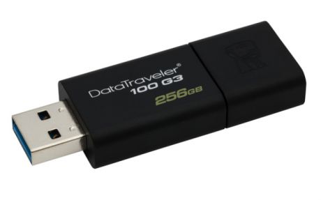 Внешний накопитель 256GB USB Drive <USB 3.0> Kingston Data Traveler 100 Gen.3 (DT100G3/256GB)