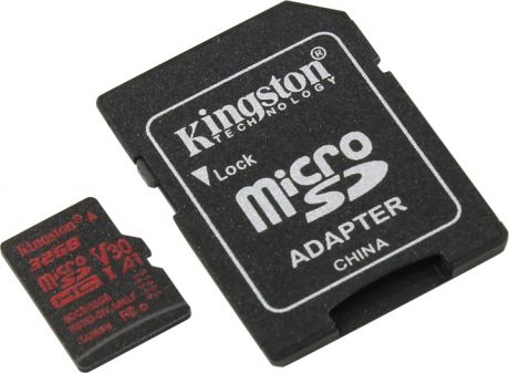 Карта памяти microSDHC 32Gb Class10 Kingston SDCR/32GB Canvas React + adapter