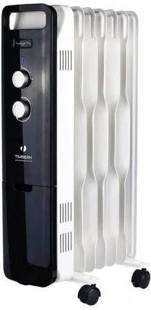 Масляный радиатор Timberk TOR 51.1507 BTQ 1500 Вт белый чёрный