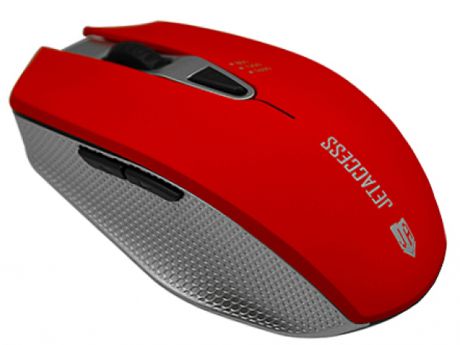 Беспроводная мышь Jet.A Comfort OM-U60G красная (800/1200/1600dpi, 5 кнопок, USB)