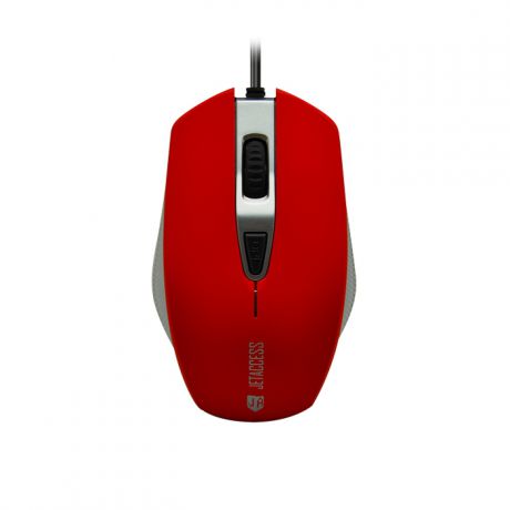 Проводная мышь Jet.A Comfort OM-U60 красная (400/800/1200/1600dpi, 3 кнопки, USB)