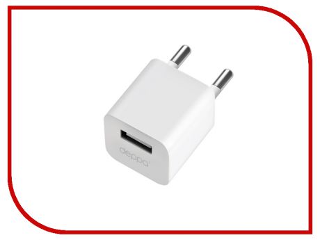 Зарядное устройство Deppa Ultra USB 1000mA White 11301