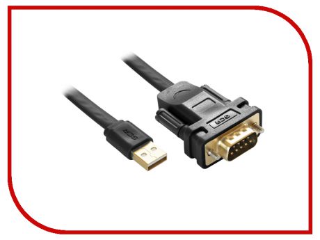Аксессуар Greenconnect PRO USB 2.0 AM / DB9 RS-232 1m Black GCR-UOC5M-BCG-1.0m
