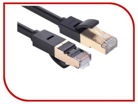 Сетевой кабель Greenconnect Deluxe UTP 23AWG cat.6 RJ45 T568B 7.5m Black GCR-LNCG626-7.5m