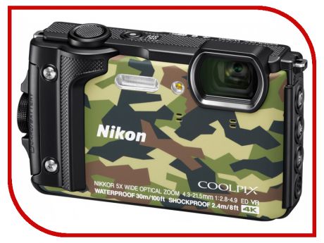 Фотоаппарат Nikon Coolpix W300 Camo