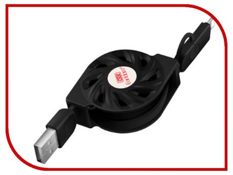 Аксессуар Earldom ET-SS1 USB - microUSB/Lightning 8pin Black