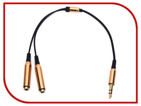 Аксессуар Earldom AUX-201 Jack 3.5mm - Jack 3.5mm Gold