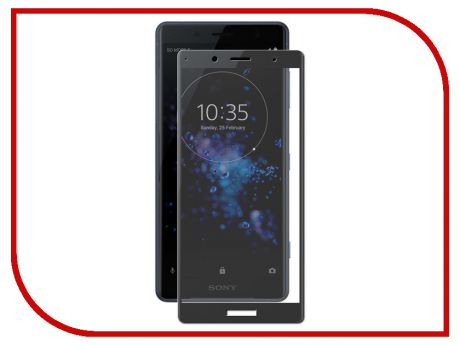 Аксессуар Защитное стекло для Sony Xperia XZ2 Compact Solomon Full Cover Black