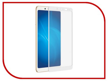 Аксессуар Защитное стекло для Xiaomi Redmi Note 5 Red Line Full Screen Tempered Glass Full Glue White УТ000015667