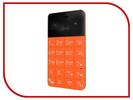 Сотовый телефон Elari CardPhone Orange