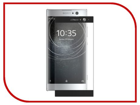 Аксессуар Защитное стекло для Sony Xperia XA2 Red Line Full Screen 3D Tempered Glass Black УТ000015061