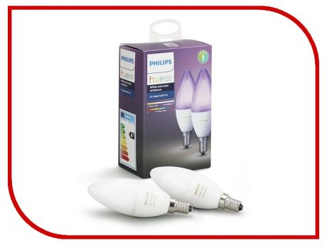 Лампочка Philips Hue White And Color Ambiance E14 (2шт)