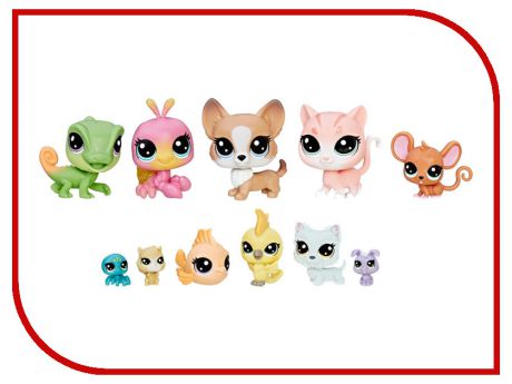 Игрушка Hasbro Littlest Pet Shop Набор из 11 коллекционных фигурок B9343