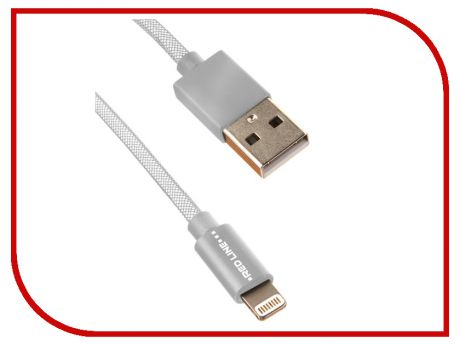 Аксессуар Red Line USB - Lightning 8 pin 2m Silver УТ000014152