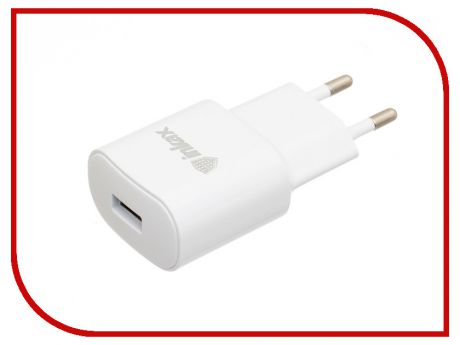 Зарядное устройство Inkax СЗУ 2в1 8pin для iPhone 5/6/7 CD-27-IP White
