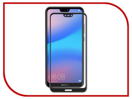 Аксессуар Защитное стекло для Huawei P20 Lite Red Line Full Screen Tempered Glass Black УТ000015079