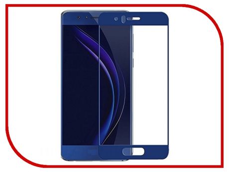 Аксессуар Защитное стекло для Huawei Honor 8 Media Gadget 2.5D Full Cover Glass Blue Frame MGFCHH8BL