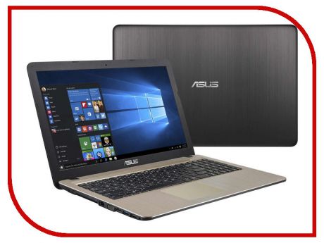 Ноутбук ASUS X540YA-DM686T 90NB0CN1-M10330 (AMD E1-6010 1.35 GHz/4096Mb/128Gb SSD/No ODD/AMD Radeon R2/Wi-Fi/Bluetooth/Cam/15.6/1920x1080/Windows 10 64-bit)