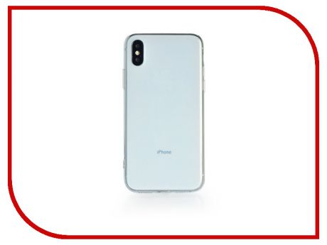 Аксессуар Чехол Gurdini Ultrathin Silicone для APPLE iPhone X 5.8 Transparent 904644