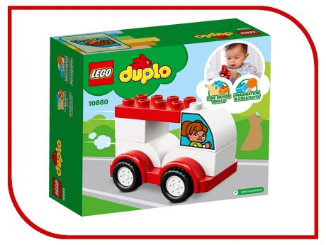 Конструктор Lego Duplo Мой первый гоночный автомобиль 10860