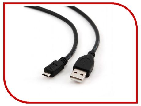 Аксессуар Gembird Cablexpert Pro USB 2.0 AM/microBM 5P 30cm Black CCP-mUSB2-AMBM-0.3M