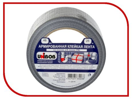 Клейкая лента армированная Unibob 48mm x 25m 29836