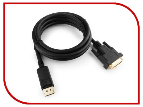 Аксессуар Gembird Cablexpert DisplayPort to DVI 20M/25M 1.8m Black CC-DPM-DVIM-1.8M