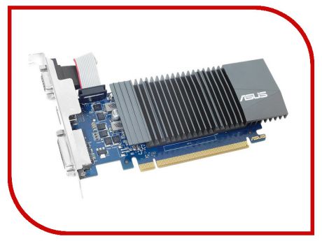 Видеокарта ASUS GeForce GT 710 954Mhz PCI-E 2.0 1024Mb 900Mhz 32 bit DVI HDMI HDCP GT710-SL-1GD5-BRK