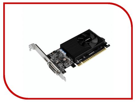 Видеокарта GIGABYTE GeForce GT 730 902Mhz PCI-E 2.0 2048Mb 5000Mhz 64 bit DVI HDMI HDCP rev. 1.0