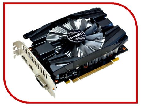 Видеокарта Inno3D GeForce GTX 1060 Compact 1506Mhz PCI-E 3.0 6144Mb 8000Mhz 192 bit 3xDP DVI HDMI HDCP N1060-6DDN-N5GM