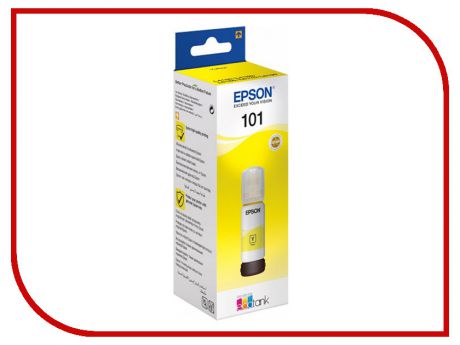 Чернила Epson 101 Yellow C13T03V44A для EcoTank L4160