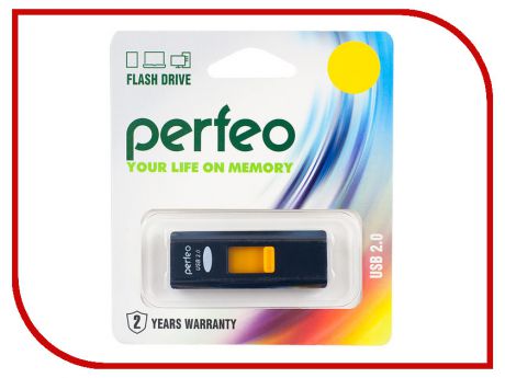 USB Flash Drive 32Gb - Perfeo S02 Black PF-S02B032