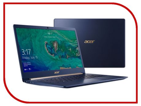 Ноутбук Acer Swift 5 SF514-52T-88W1 NX.GTMER.005 (Intel Core i7-8550U 1.8 GHz/16384Mb/512Gb SSD/No ODD/Intel HD Graphics/Wi-Fi/Bluetooth/Cam/14.0/1920x1080/Touchscreen/Windows 10 64-bit)