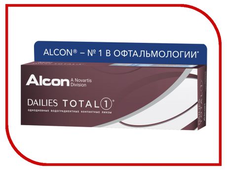 Контактные линзы Alcon Dailies Total 1 (30 линз / 8.5 / -4.75)