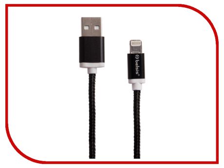 Аксессуар Belsis Lightning - USB A 1.3m Black BS3002B