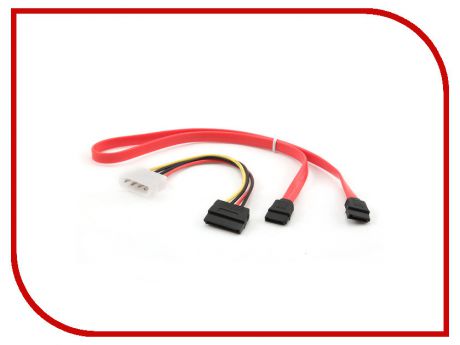 Аксессуар Комплект кабелей Gembird Cablexpert Комплект SATA 48cm и Molex - SATA 15cm CC-SATA