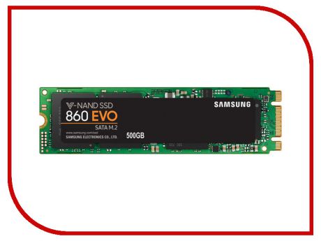Жесткий диск 500Gb - Samsung 860 EVO M.2 MZ-N6E500BW