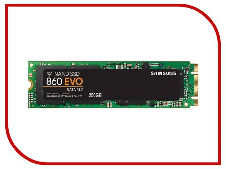 Жесткий диск 250Gb - Samsung 860 EVO M.2 MZ-N6E250BW
