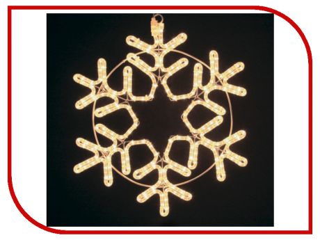 Светящееся украшение Neon-Night Фигура Снежинка 55cm Warm White 501-324