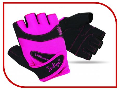 Перчатки атлетические Indigo SB-16-1729 размер S Pink-Black